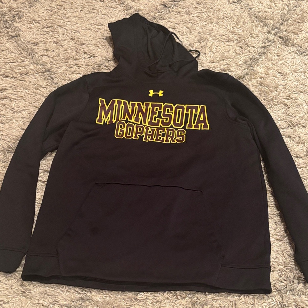 Under Armour Black and Yellow Minnesota Gophers Hoodie